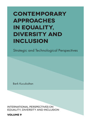 cover image of Contemporary Approaches in Equality, Diversity and Inclusion